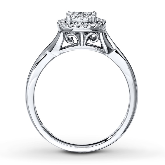 Thumbnail Image 2 of Previously Owned Ring 1/3 ct tw Diamonds 10K White Gold