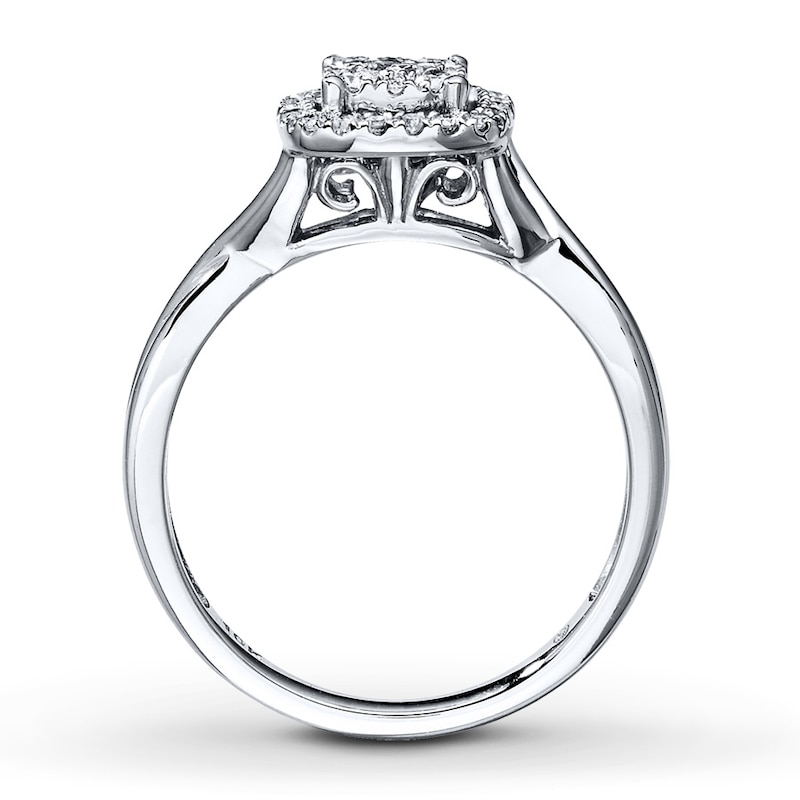 Main Image 2 of Previously Owned Ring 1/3 ct tw Diamonds 10K White Gold