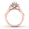 Thumbnail Image 1 of Previously Owned Diamond Engagement Ring 1-1/5 ct tw Round-cut 14K Rose Gold