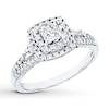 Previously Owned Ring 5/8 ct tw Diamonds 10K White Gold