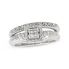 Previously Owned Princess-Cut Diamond Bridal Set 1/5 carat tw 10K White Gold