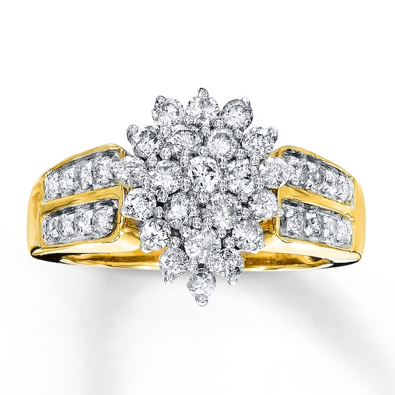 Previously Owned Diamond Fashion Ring 1 ct tw Round-cut 10K Yellow Gold