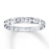 Thumbnail Image 1 of Previously Owned Diamond Anniversary Band 1/4 ct tw Round-cut 14K White Gold