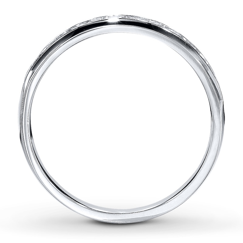 Main Image 2 of Previously Owned Diamond Anniversary Band 1/4 ct tw Round-cut 14K White Gold