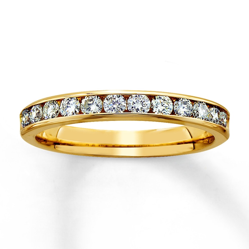 Previously Owned Diamond Anniversary Band 1/2 ct tw Round-cut 10K Yellow Gold