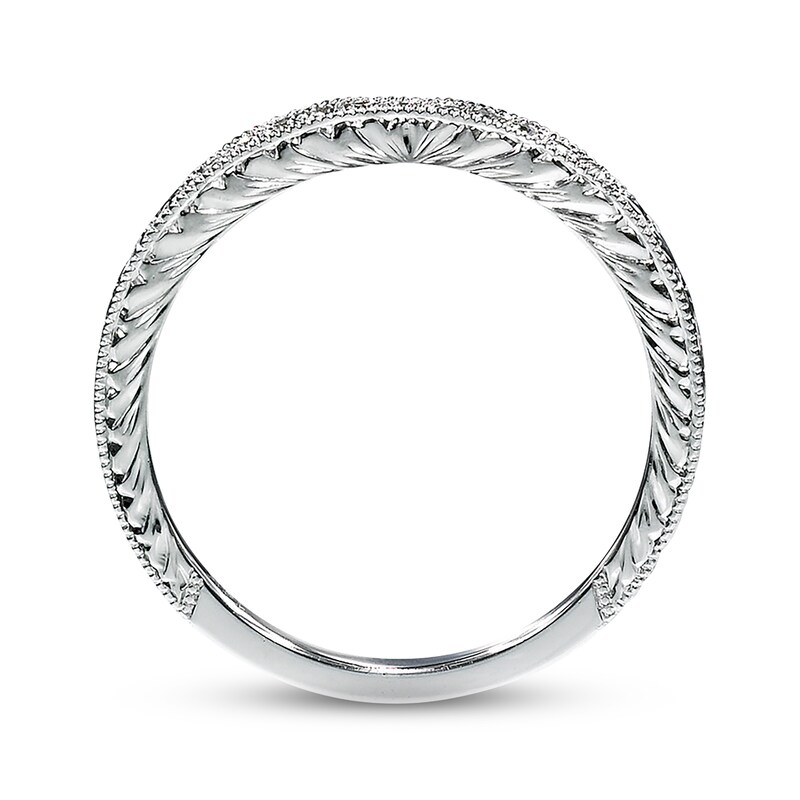 Main Image 2 of Previously Owned Neil Lane Diamond Wedding Band 1/20 ct tw 14K White Gold Size 5