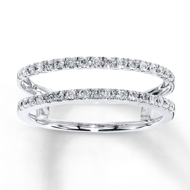 Main Image 1 of Previously Owned Diamond Enhancer Ring 1/4 ct tw 14K White Gold