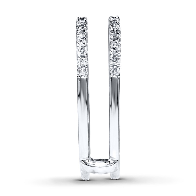 Main Image 3 of Previously Owned Diamond Enhancer Ring 1/4 ct tw 14K White Gold