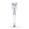 Thumbnail Image 3 of Previously Owned 3-Stone Diamond Ring 2 ct tw Princess-cut 14K White Gold