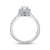 Thumbnail Image 1 of Previously Owned Neil Lane Diamond Bridal Set 1-7/8 ct Emerald/Round-Cut 14K White Gold