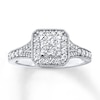 Thumbnail Image 1 of Previously Owned Ring 1/2 ct tw Round-cut Diamonds 10K White Gold