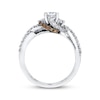 Thumbnail Image 2 of Previously Owned Le Vian Diamond Engagement Ring 7/8 ct tw Round-cut 14K Vanilla Gold