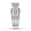 Thumbnail Image 3 of Previously Owned Diamond Ring 2-5/8 ct tw Princess-cut 14K White Gold
