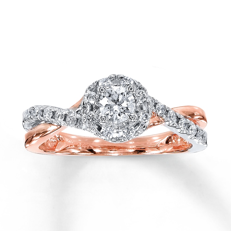 Main Image 1 of Previously Owned Diamond Ring 1/2 carat tw 10K Rose Gold