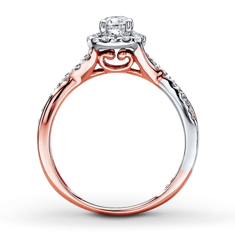 Main Image 2 of Previously Owned Diamond Ring 1/2 carat tw 10K Rose Gold