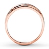 Thumbnail Image 2 of Previously Owned Men's Diamond Wedding Band 1/10 ct tw Round-cut 10K Rose Gold