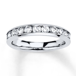 Previously Owned Anniversary Band 1 ct tw Round-cut Diamonds 10K White Gold