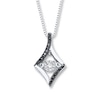 Thumbnail Image 0 of Previously Owned Unstoppable Love Diamond Necklace 1/10 ct tw Sterling Silver