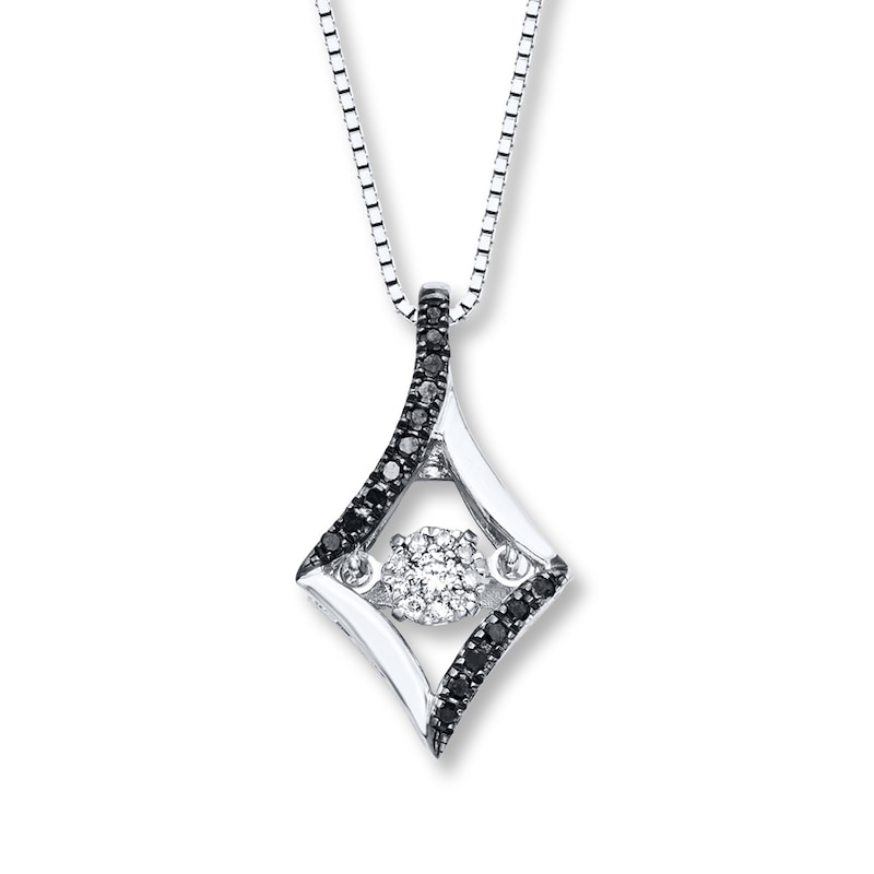 Main Image 1 of Previously Owned Unstoppable Love Diamond Necklace 1/10 ct tw Sterling Silver