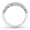 Thumbnail Image 2 of Previously Owned Diamond Wedding Band 1/3 ct tw Round-cut 14K White Gold