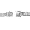 Thumbnail Image 3 of Previously Owned Men's Diamond Bracelet 2 ct tw Round-cut Sterling Silver 8.25&quot;