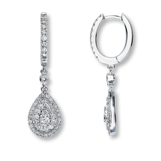 Previously Owned Neil Lane Designs 3/4 ct tw Diamonds 14K White Gold Earrings
