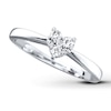 Thumbnail Image 1 of Previously Owned Heart Ring 1/8 ct tw Diamonds Sterling Silver