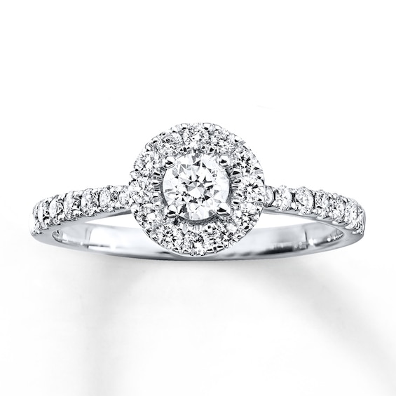 Previously Owned Diamond Engagement Ring 5/8 ct tw 14K Gold