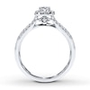 Thumbnail Image 2 of Previously Owned Diamond Ring 3/8 ct tw 10K White Gold