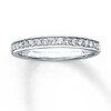 Thumbnail Image 1 of Previously Owned Diamond Wedding Band 1/5 ct tw 14K White Gold