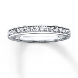 Previously Owned Diamond Wedding Band 1/5 ct tw 14K White Gold