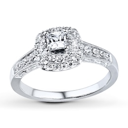 Previously Owned Diamond Ring 5/8 ct tw 14K White Gold