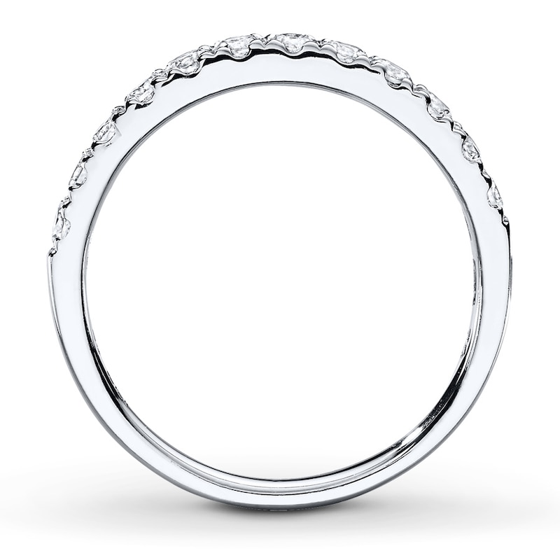 Main Image 2 of Previously Owned Radiant Reflections Diamond Wedding Band 1/2 ct tw 14K White Gold