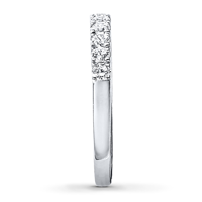 Main Image 3 of Previously Owned Radiant Reflections Diamond Wedding Band 1/2 ct tw 14K White Gold
