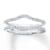 Thumbnail Image 1 of Previously Owned Enhancer Ring 1/4 ct tw Round-cut Diamonds 14K White Gold