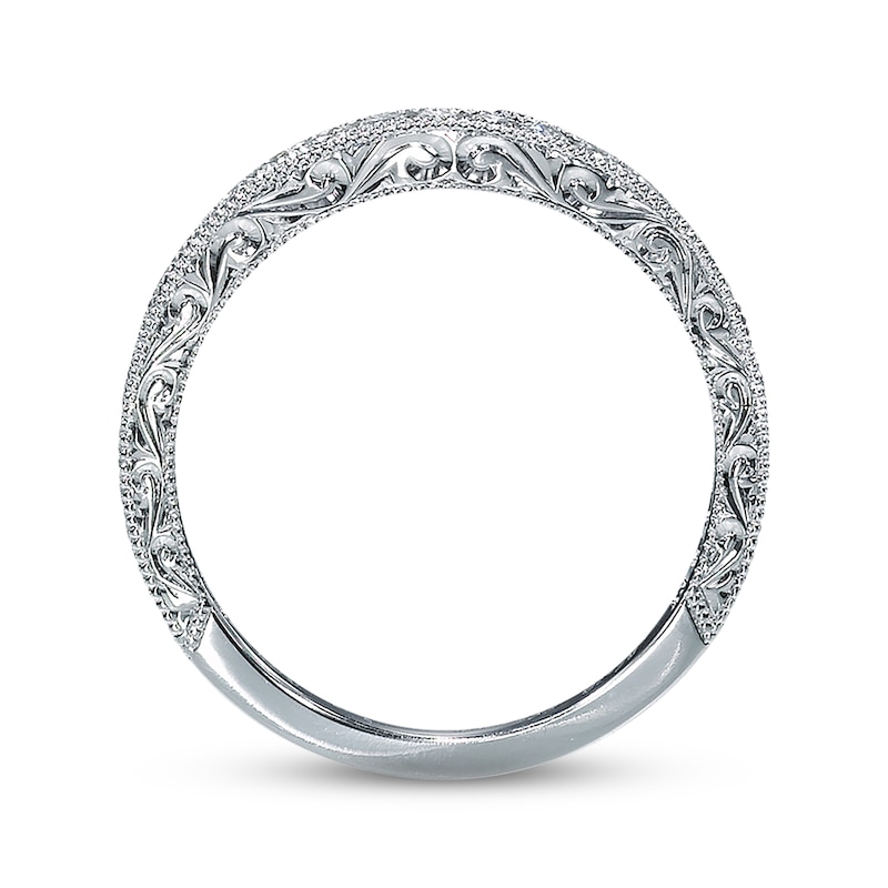 Previously Owned Neil Lane Wedding Band 1/2 ct tw Round-cut 14K White Gold - Size 4.5