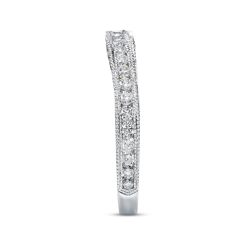 Previously Owned Neil Lane Wedding Band 1/2 ct tw Round-cut 14K White Gold - Size 4.5