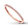 Previously Owned Anniversary Band 1/20 ct tw Round-cut Diamonds 14K Rose Gold
