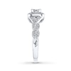 Thumbnail Image 2 of Previously Owned Engagement Ring 1/2 ct tw Princess & Round-cut Diamonds 14K Gold