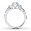 Thumbnail Image 1 of Previously Owned 3-Stone Diamond Ring 1 ct tw Round-cut 14K White Gold