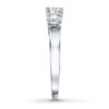 Thumbnail Image 2 of Previously Owned 3-Stone Diamond Ring 1 ct tw Round-cut 14K White Gold