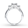 Thumbnail Image 1 of Previously Owned 3-Stone Diamond Ring 1 ct tw 14K White Gold