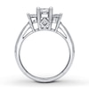 Thumbnail Image 1 of Previously Owned Diamond Ring 1-1/2 ct tw Princess-Cut 14K White Gold