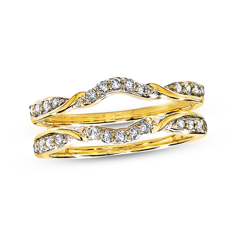Previously Owned Diamond Enhancer Ring 1/3 ct tw Round-cut 14K Yellow Gold