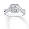 Thumbnail Image 0 of Previously Owned Diamond Ring 1/3 ct tw Round 10K White Gold