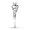 Thumbnail Image 3 of Previously Owned Diamond Engagement Ring 1/4 Carat tw 14K White Gold