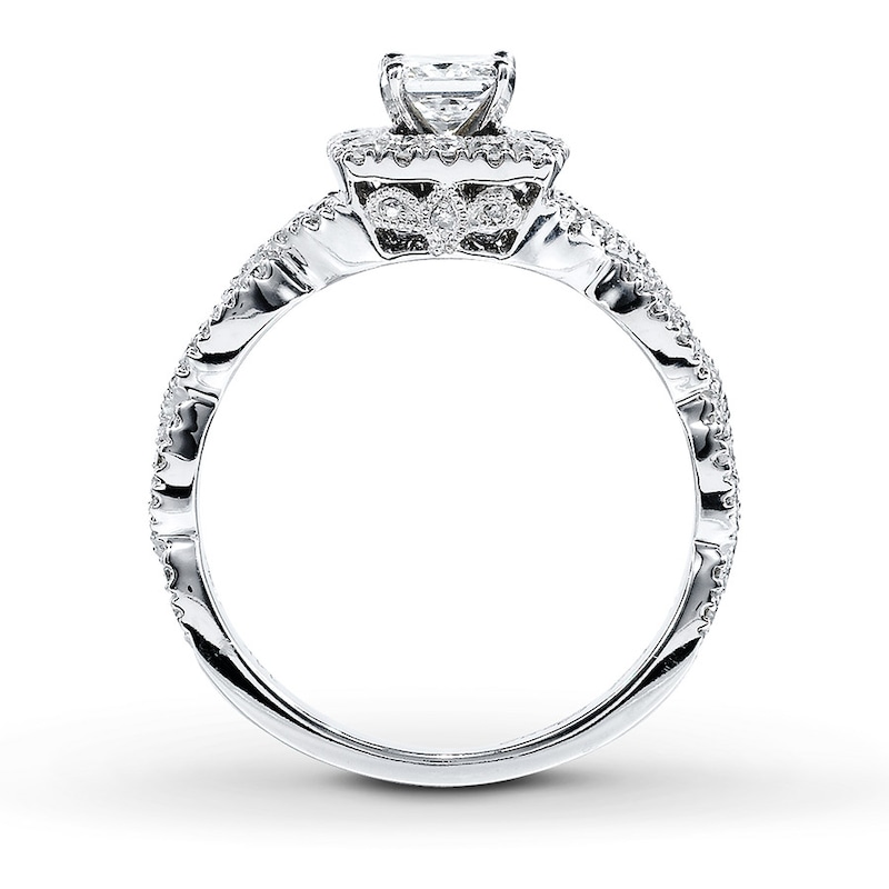 Main Image 2 of Previously Owned Neil Lane Engagement Ring 1 ct tw Diamonds 14K White Gold - Size 5.5