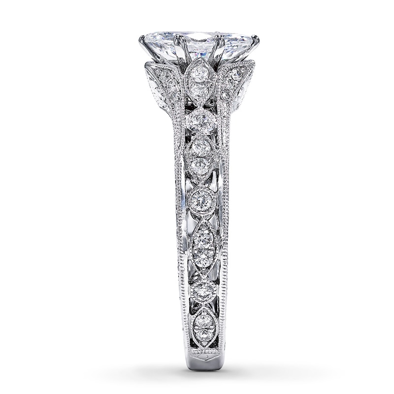 Previously Owned Neil Lane Diamond Ring 3/4 ct tw Marquise & Round-cut 14K White Gold