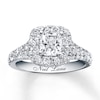 Thumbnail Image 1 of Previously Owned Neil Lane Diamond Ring 2-1/6 ct tw Cushion & Round-cut  14K Gold