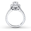 Thumbnail Image 2 of Previously Owned Neil Lane Diamond Ring 2-1/6 ct tw Cushion & Round-cut  14K Gold